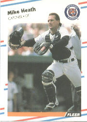 1988 Fleer Baseball Cards      056      Mike Heath